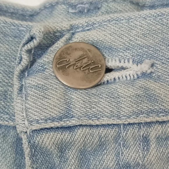 Chic By H.I.S Jean Shorts Sz 10 - Picture 6 of 7